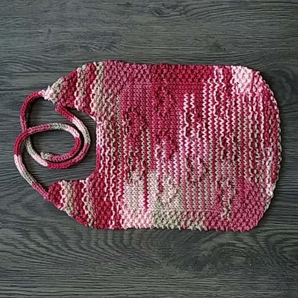 Hand Knit Baby Bib - Picture 2 of 5